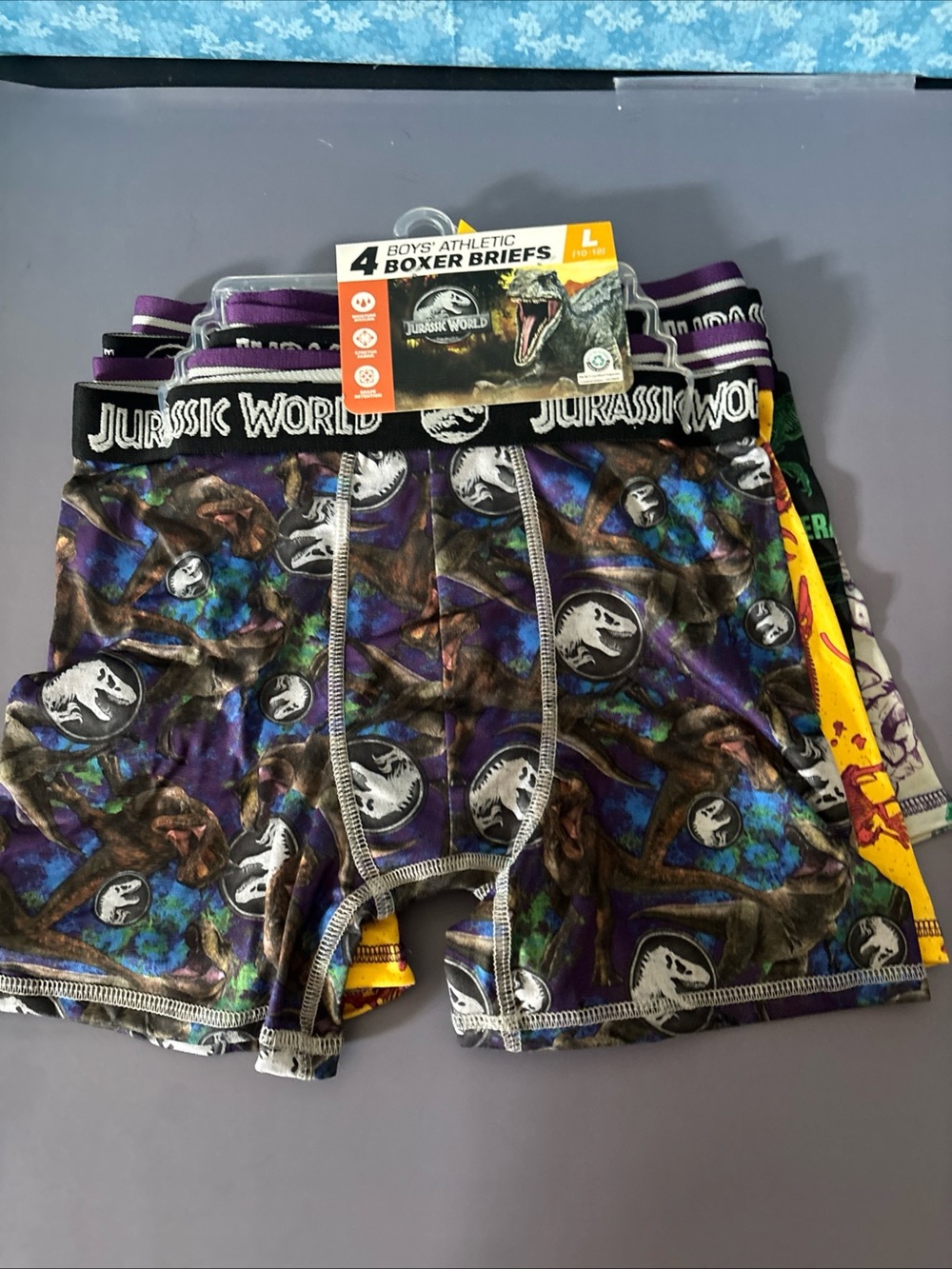 Boys' Purple Boxer Briefs - 4 Pack
